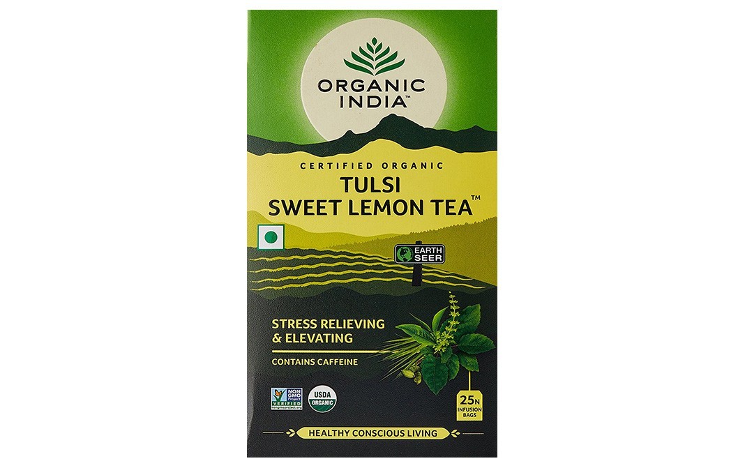 Organic India Tulsi Sweet Lemon Tea   Box  25 pcs